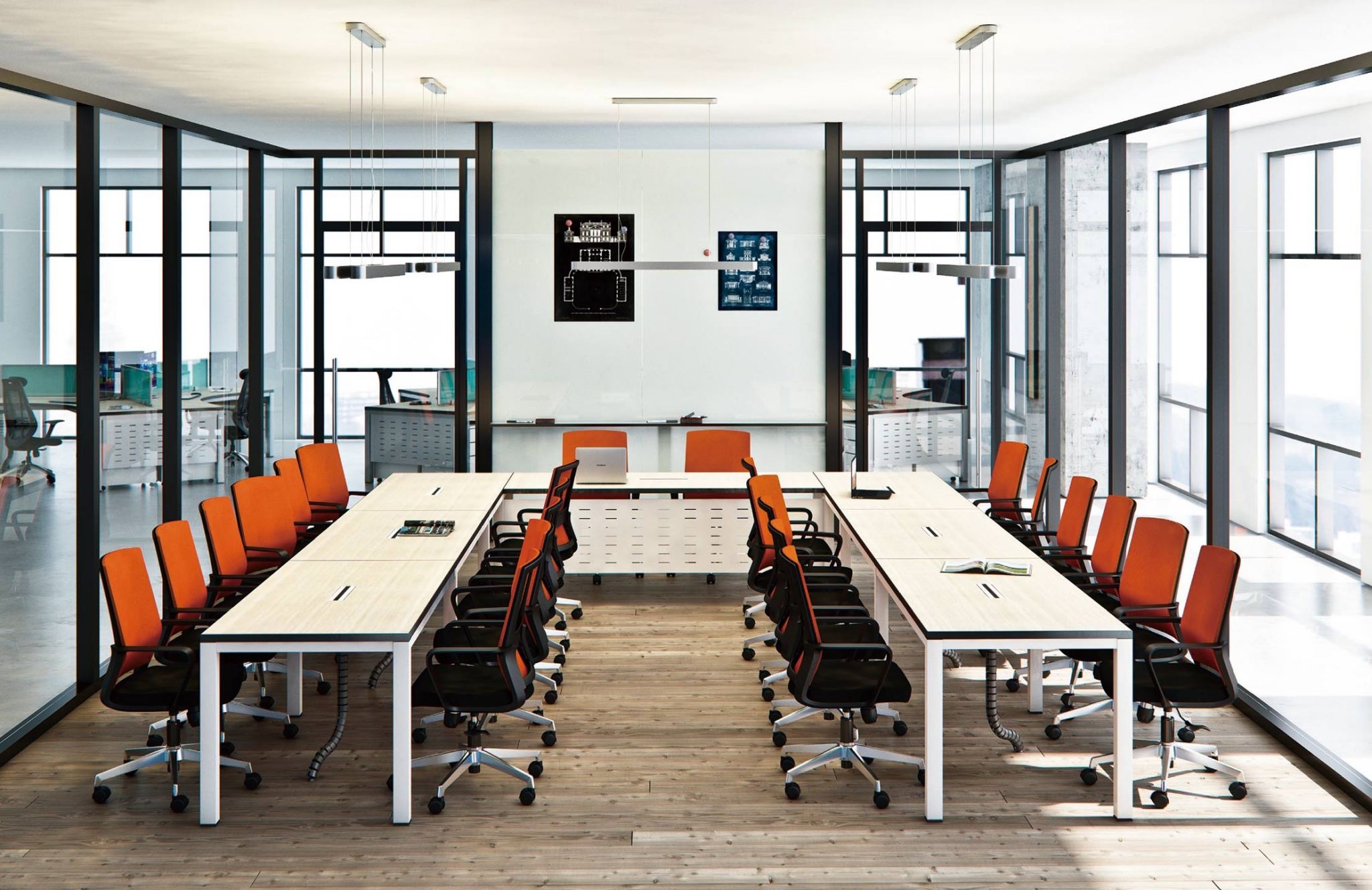 工作站系列-RD造型方柱桌腳 - 5